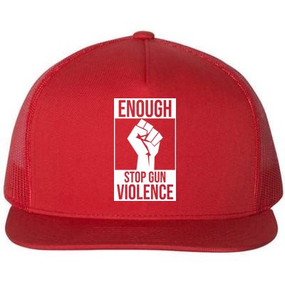 Enough Stop The Violence Fist Flatbill Hat
