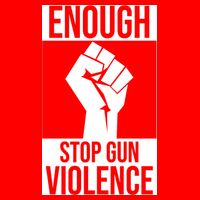 Enough Stop The Violence Fist Flat Bill Trucker Hat