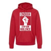 Enough Stop The Violence Fist Premium Hoodie