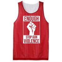 Enough Stop The Violence Fist Mesh Reversible Basketball Jersey Tank