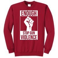 Enough Stop The Violence Fist Tall Sweatshirt