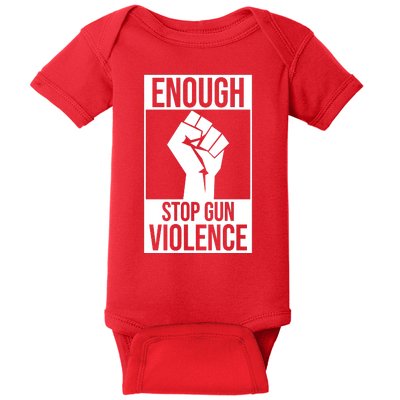 Enough Stop The Violence Fist Baby Bodysuit