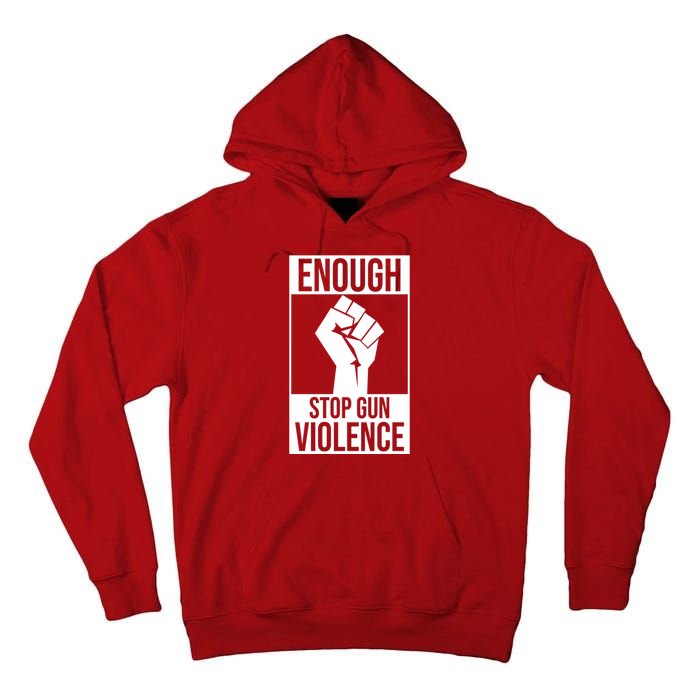 Enough Stop The Violence Fist Tall Hoodie