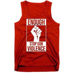 Enough Stop The Violence Fist Tank Top