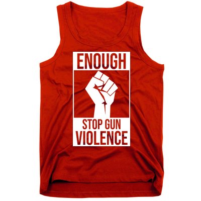 Enough Stop The Violence Fist Tank Top