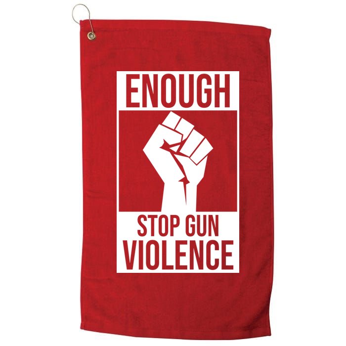 Enough Stop The Violence Fist Golf Towel