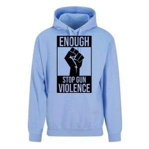 Enough Stop The Violence Fist Unisex Surf Hoodie