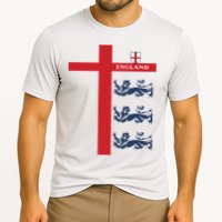England Soccer Three Lions Flag Cooling Performance Crew T-Shirt