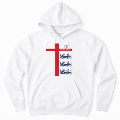 England Soccer Three Lions Flag Hoodie