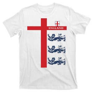 England Soccer Three Lions Flag T-Shirt