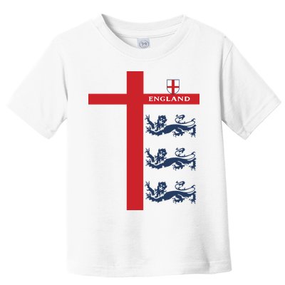 England Soccer Three Lions Flag Toddler T-Shirt