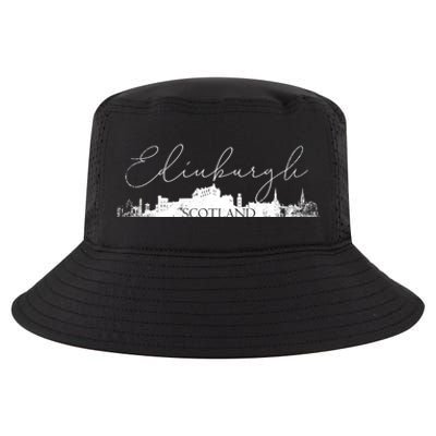 Edinburgh Scotland Tourist Graphic Skyline City Gift Cool Comfort Performance Bucket Hat