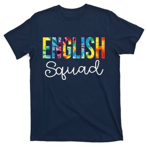 English Squad Tie Dye Appreciation Day Hello Back To School T-Shirt