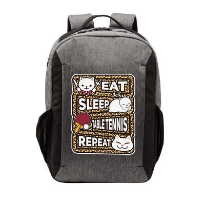 Eat Sleep Table Tennis Repeat Ping Pong Lover Outfit Vector Backpack