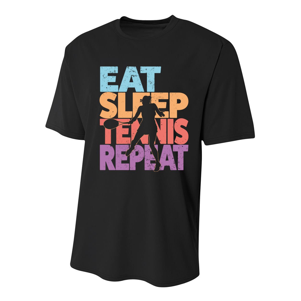Eat Sleep Tennis Repeat Great Gift Tennis Gift Youth Performance Sprint T-Shirt