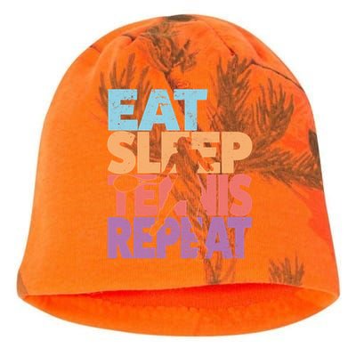 Eat Sleep Tennis Repeat Great Gift Tennis Gift Kati - Camo Knit Beanie