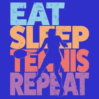 Eat Sleep Tennis Repeat Great Gift Tennis Gift Button
