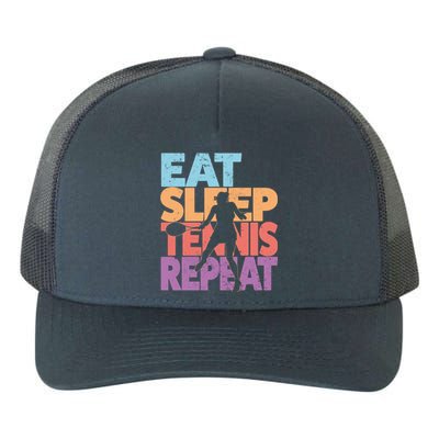 Eat Sleep Tennis Repeat Great Gift Tennis Gift Yupoong Adult 5-Panel Trucker Hat