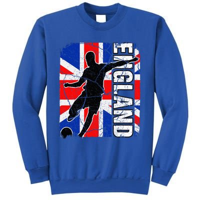 England Soccer Team British Flag Jersey Football Fans Sweatshirt