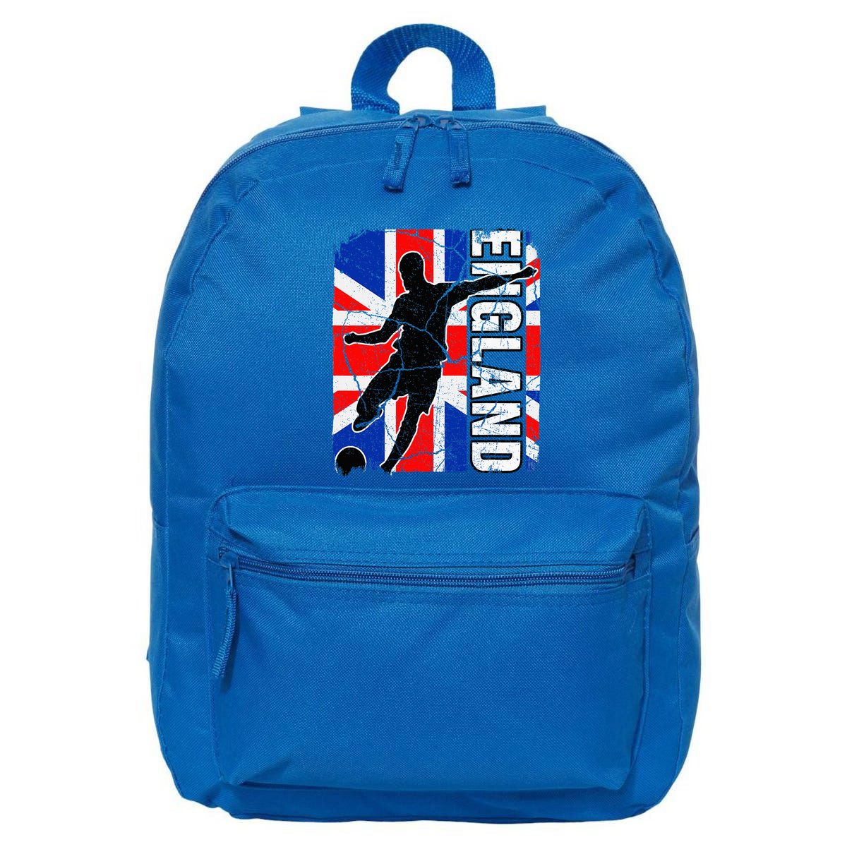 England Soccer Team British Flag Jersey Football Fans 16 in Basic Backpack