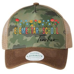 Eletary School Teacher Wildflowers Back To School Gift Legacy Tie Dye Trucker Hat