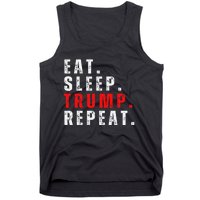 Eat Sleep Trump Repeat For President Trump 2024 Reelection  Tank Top