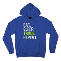 Eat Sleep Trade Repeat Day Stock Trading Trader Funny Gift Hoodie