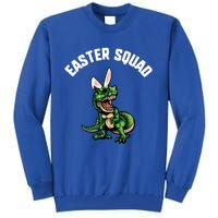 Easter Squad Trex Dinosaur Bunny Ears Gift Tall Sweatshirt