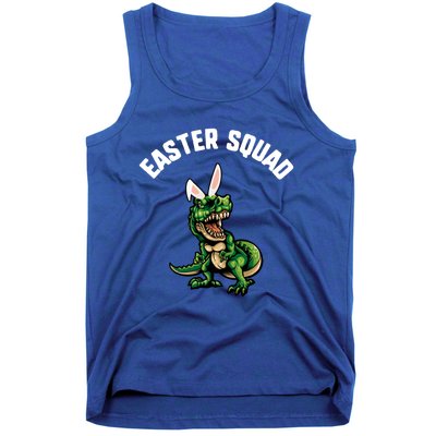 Easter Squad Trex Dinosaur Bunny Ears Gift Tank Top