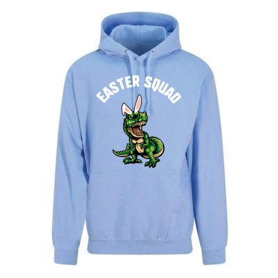 Easter Squad Trex Dinosaur Bunny Ears Gift Unisex Surf Hoodie