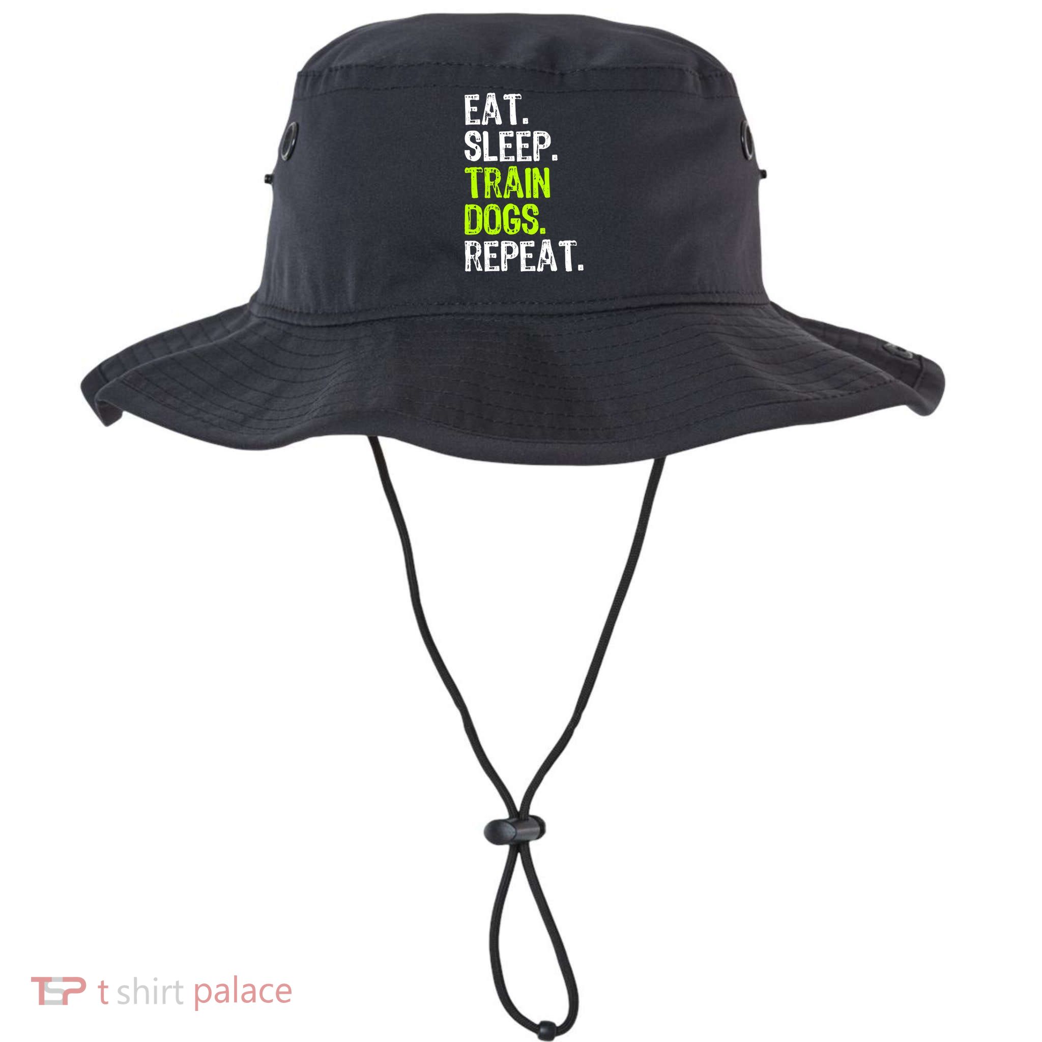 Eat Sleep Train Dogs Trainer Training Funny Meaningful Gift Bucket Hat