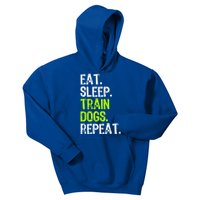 Eat Sleep Train Dogs Trainer Training Funny Meaningful Gift Kids Hoodie