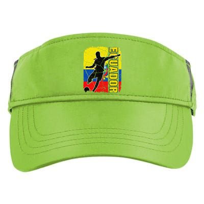 Ecuadorian Soccer Team Ecuador Flag Jersey Football Fans Adult Drive Performance Visor