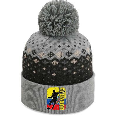 Ecuadorian Soccer Team Ecuador Flag Jersey Football Fans The Baniff Cuffed Pom Beanie