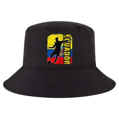 Ecuadorian Soccer Team Ecuador Flag Jersey Football Fans Cool Comfort Performance Bucket Hat