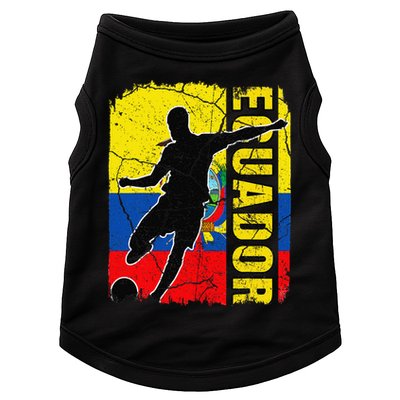 Ecuadorian Soccer Team Ecuador Flag Jersey Football Fans Doggie Tank