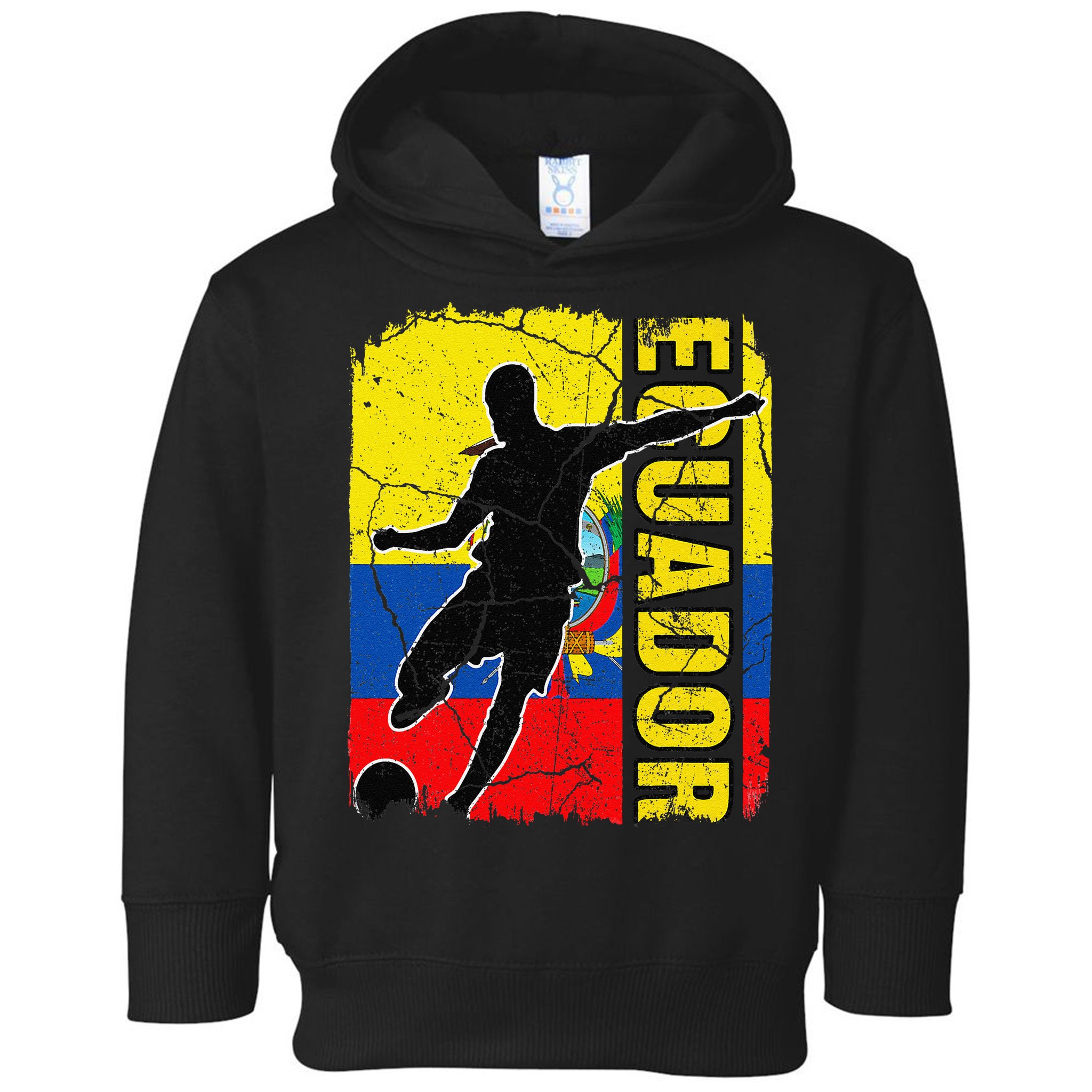 Ecuadorian Soccer Team Ecuador Flag Jersey Football Fans Toddler Hoodie