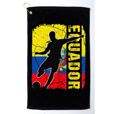 Ecuadorian Soccer Team Ecuador Flag Jersey Football Fans Golf Towel