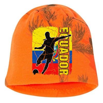 Ecuadorian Soccer Team Ecuador Flag Jersey Football Fans Kati - Camo Knit Beanie