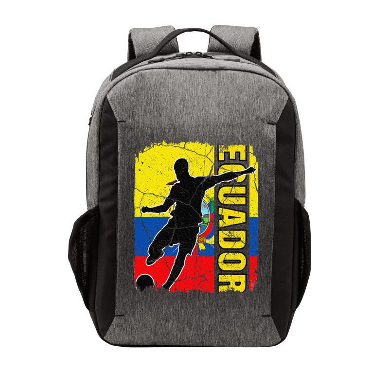 Ecuadorian Soccer Team Ecuador Flag Jersey Football Fans Vector Backpack