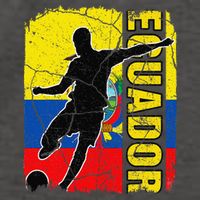 Ecuadorian Soccer Team Ecuador Flag Jersey Football Fans Vector Backpack