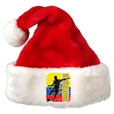 Ecuadorian Soccer Team Ecuador Flag Jersey Football Fans Premium Christmas Santa Hat