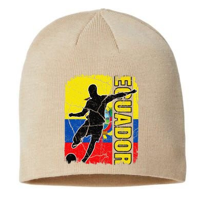 Ecuadorian Soccer Team Ecuador Flag Jersey Football Fans Sustainable Beanie