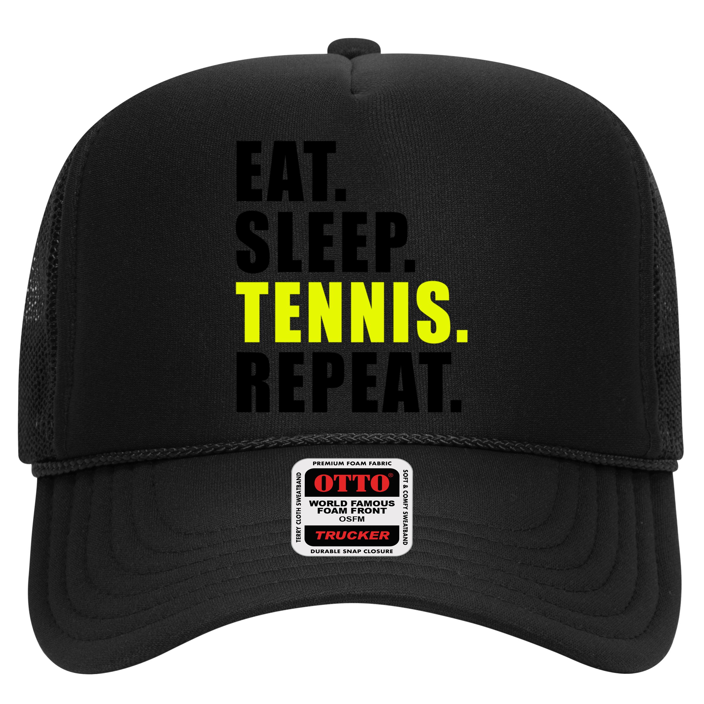 Eat Sleep Tennis Repeat Ball Sport Gift Hat
