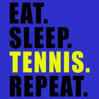 Eat Sleep Tennis Repeat Ball Sport Gift Womens Tank Top