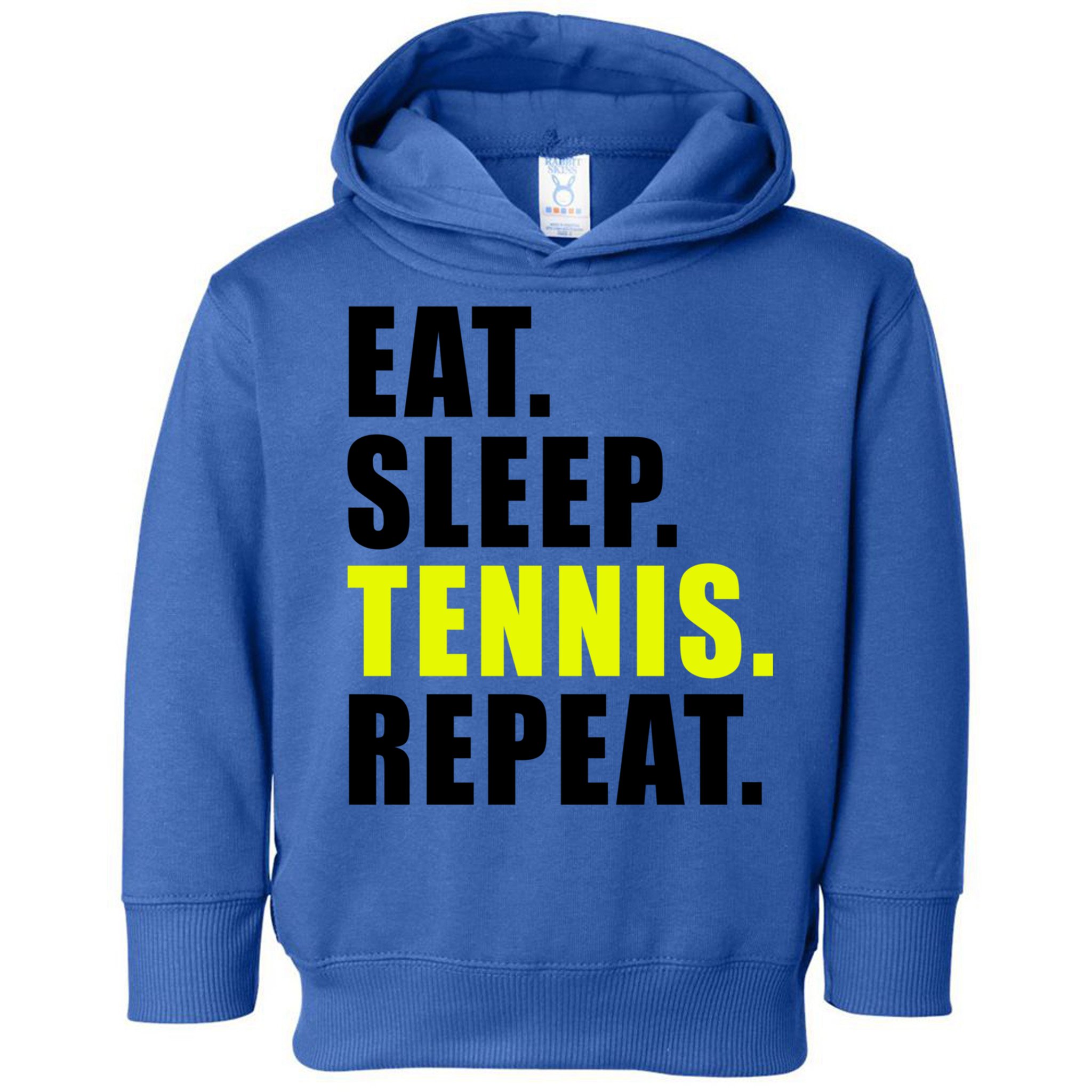 Eat Sleep Tennis Repeat Ball Sport Gift Toddler Hoodie