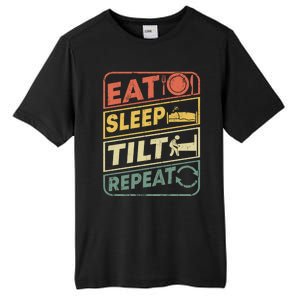 Eat Sleep Tilt Repeat Retro Game Lover Design Arcade Pinball Gift Tall Fusion ChromaSoft Performance T-Shirt