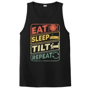 Eat Sleep Tilt Repeat Retro Game Lover Design Arcade Pinball Gift PosiCharge Competitor Tank