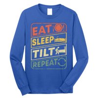 Eat Sleep Tilt Repeat Retro Game Lover Design Arcade Pinball Gift Long Sleeve Shirt