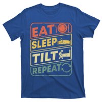 Eat Sleep Tilt Repeat Retro Game Lover Design Arcade Pinball Gift T-Shirt